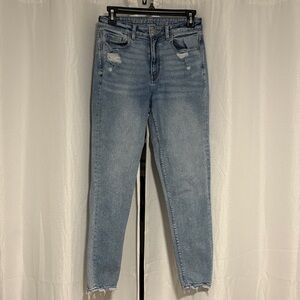 American Eagle Outfitters Light Blue Straight Leg Jeans
